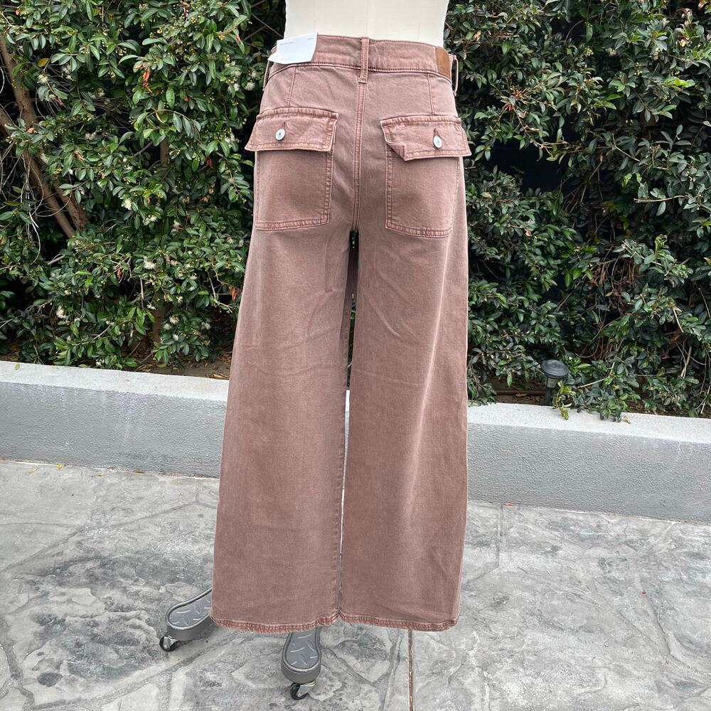 American Eagle Outfitters Brown Wide Leg Jeans